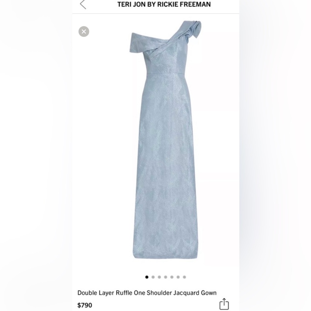 Teri Jon Mother of thee bride light blue dress